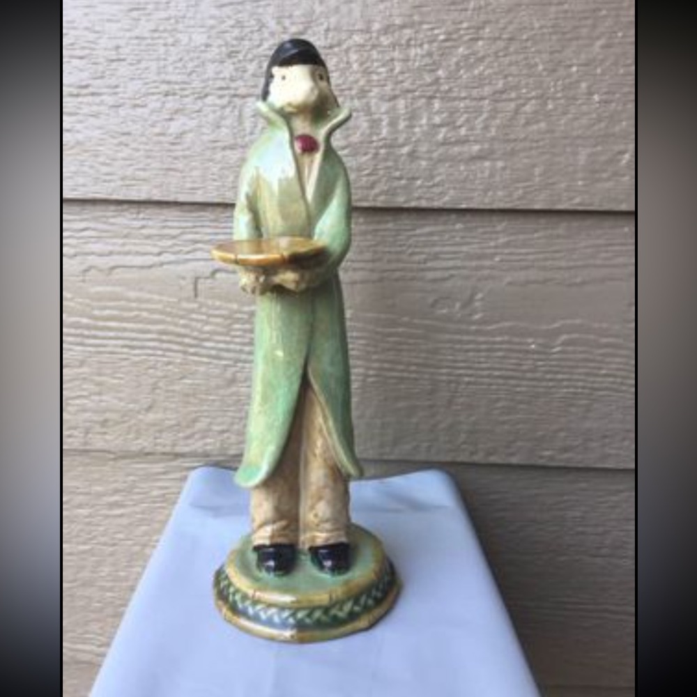 Porcelain Vintage Figurine One Beautiful Dog Butlers Strasbourg Unique - Picture 9 of 10